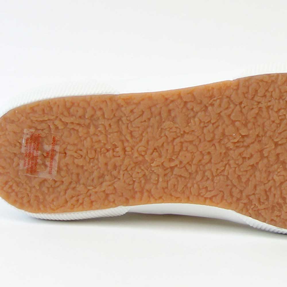 スペルガ SUPERGA 2750-TUMBLED LEATHER(ユニセックス)ホワイト (1s009vho900) タンブルドレザー 風合いの良い天然皮革スニーカー レディース メンズ 「靴」