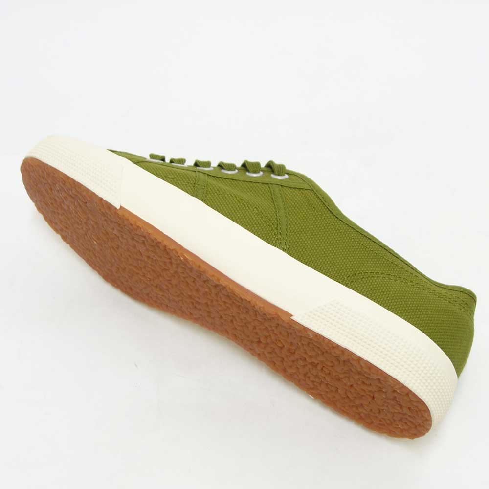 【SALE 30%OFF】 スペルガ SUPERGA 2390-COT U(メンズ)Green Miltary (s00dp10wj0) ナチュラルなキャンバススニーカー 「靴」