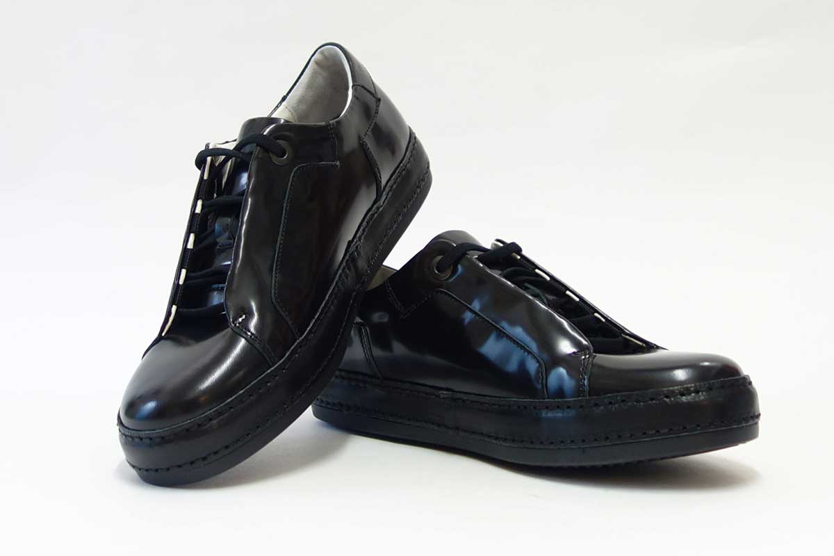【SALE 50%OFF】 SAYA(サヤ) S50751 ブラック オパンケレースアップシューズ「靴」