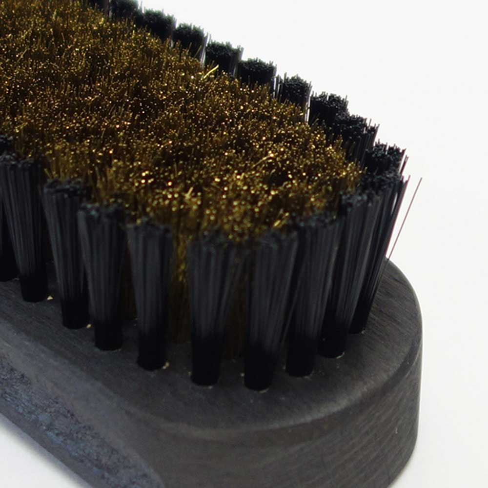 紗乃織刷子(さのはたブラシ) SANOHATA BRUSH 真ちゅう M.MOWBRAY スエード用 日本製高級靴ブラシ・本真鍮使用