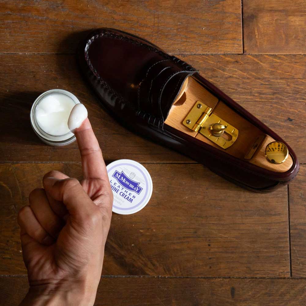 M.MOWBRAYM.モゥブレィLEATHERSHINECREAM(ガラスレザークリーム)艶出しクリームガラスレザースムースレザー