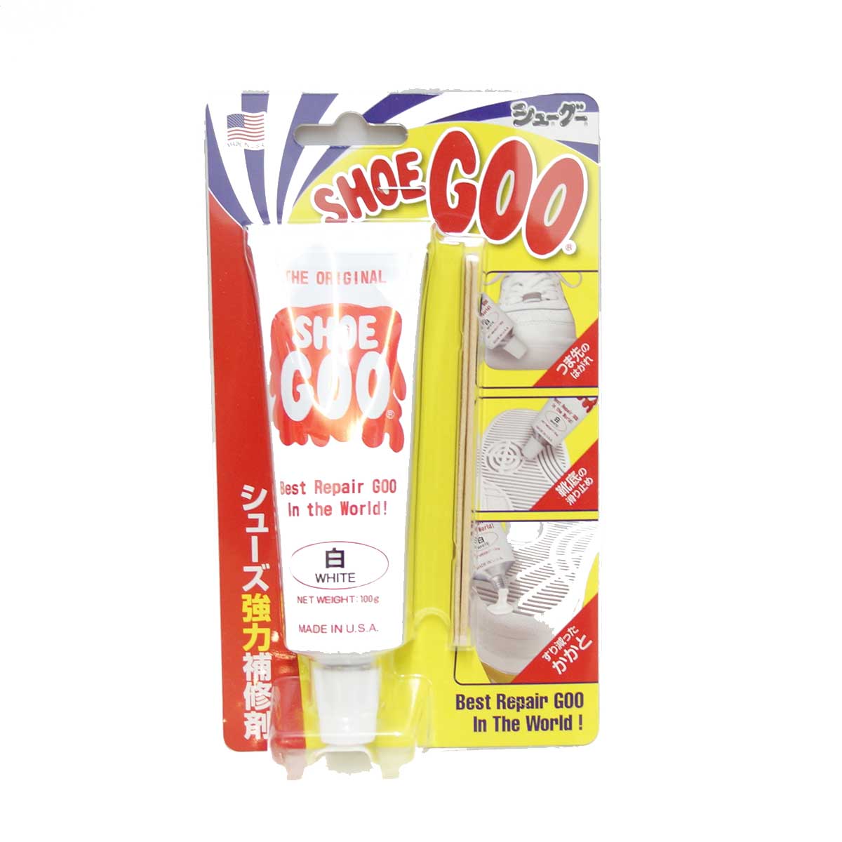 擦り減った靴底の補修剤 SHOE GOO シューグー(靴修理剤) スニーカーやウォーキングシューズの底減り防止に靴 シューズ