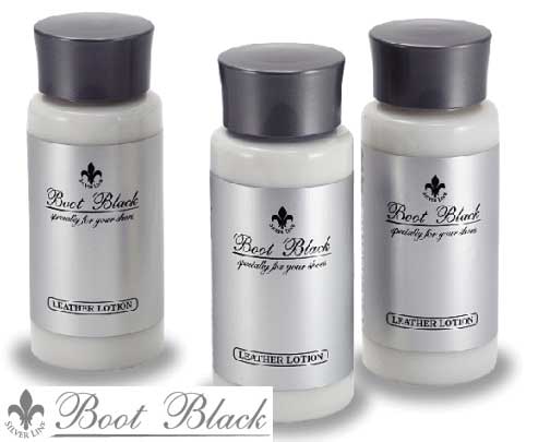 磨きのプロが創り上げた ツヤ革専用クリーナー COLUMBUS コロンブス LEATHER LOTION レザーローション Boot Black SILVER LINE(日本製) 靴 シューズ
