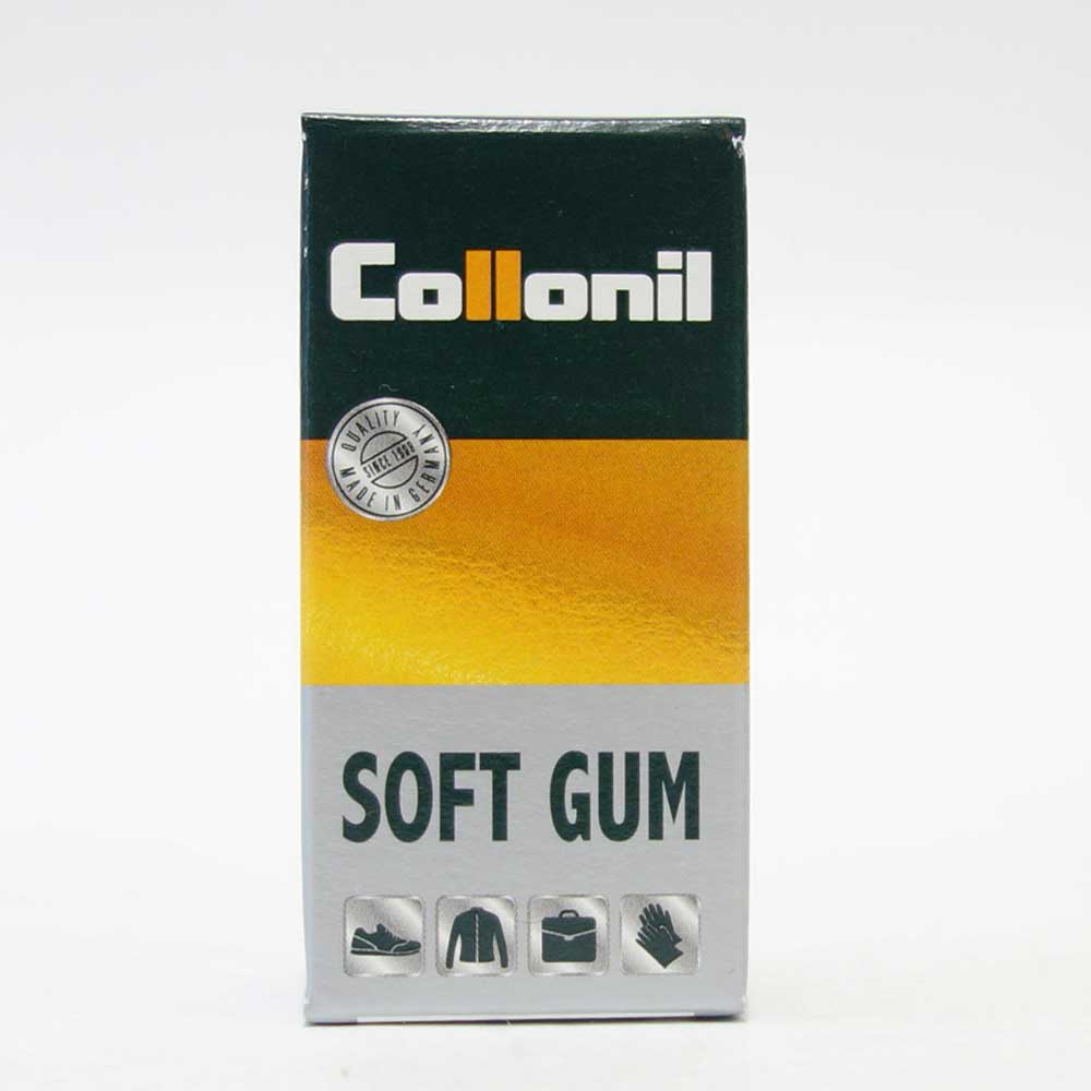 デリケート皮革の部分汚れ落し コロニル Collonil ソフトガミ(ドイツ製) 消しゴムタイプのクリーナー ヌメ革 羊革 ホワイトレザー エナメル お手入れ