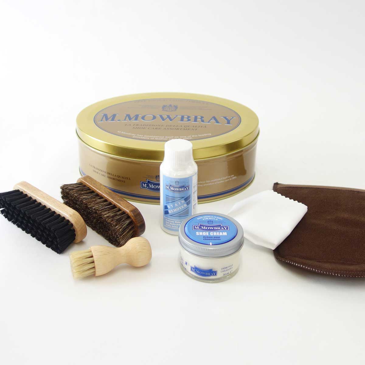 M.MOWBRAY M.モゥブレィ シューケア セントウィリアムセット (缶入り) 欧州の本格靴クリームセット モウブレイ R&D
