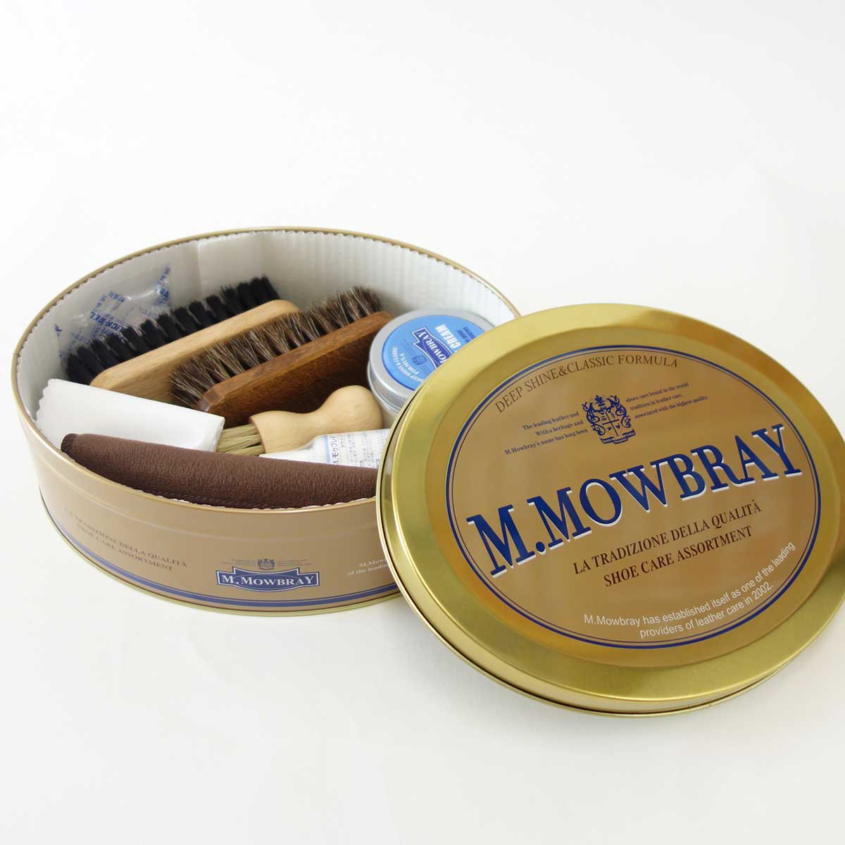 M.MOWBRAY M.モゥブレィ シューケア セントウィリアムセット (缶入り) 欧州の本格靴クリームセット モウブレイ R&D