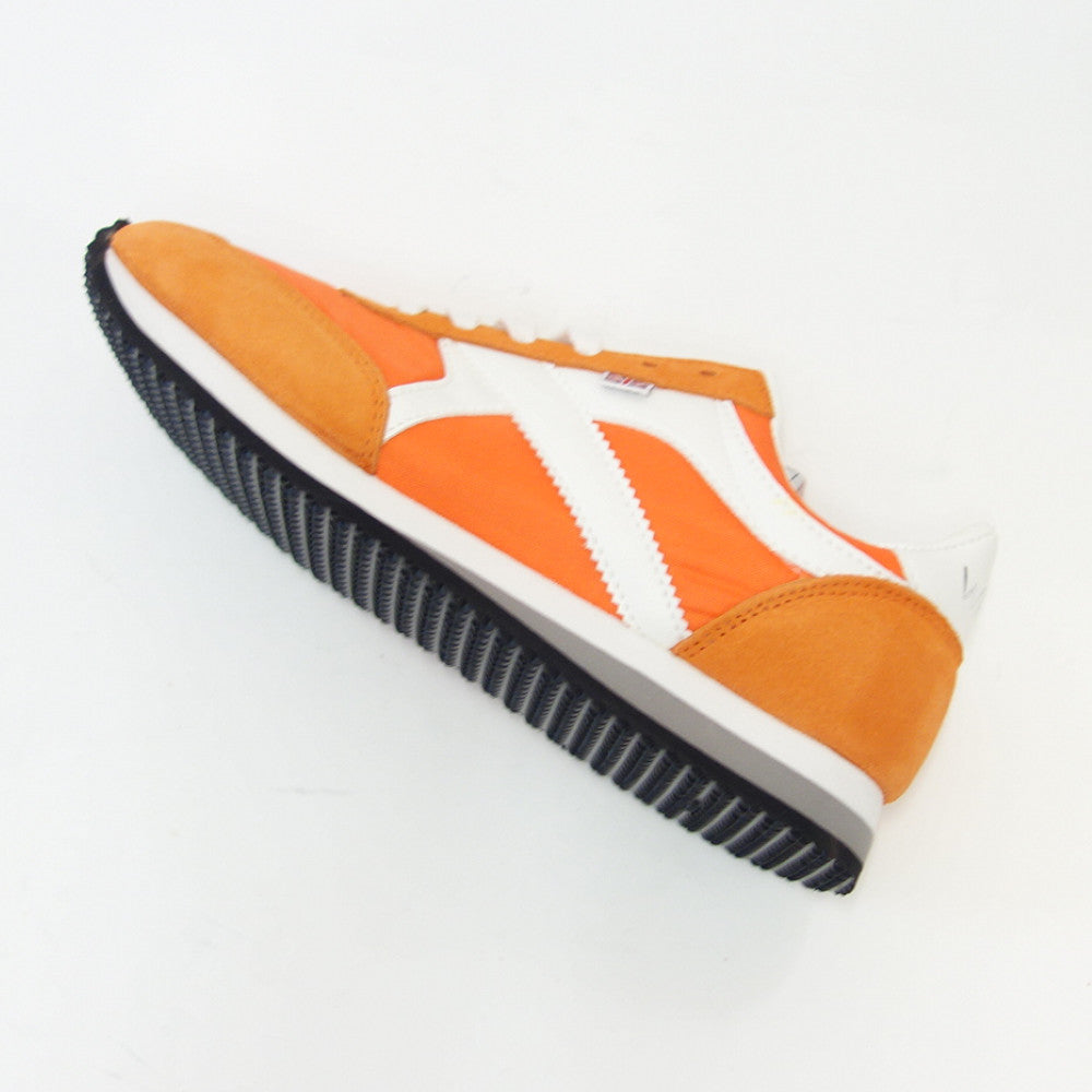 WALSH ウォルシュ TOR 01394(ユニセックス) Tornado カラー:オレンジ/ホワイト(英国製) スエード&ナイロンのランニングスニーカー 「靴」