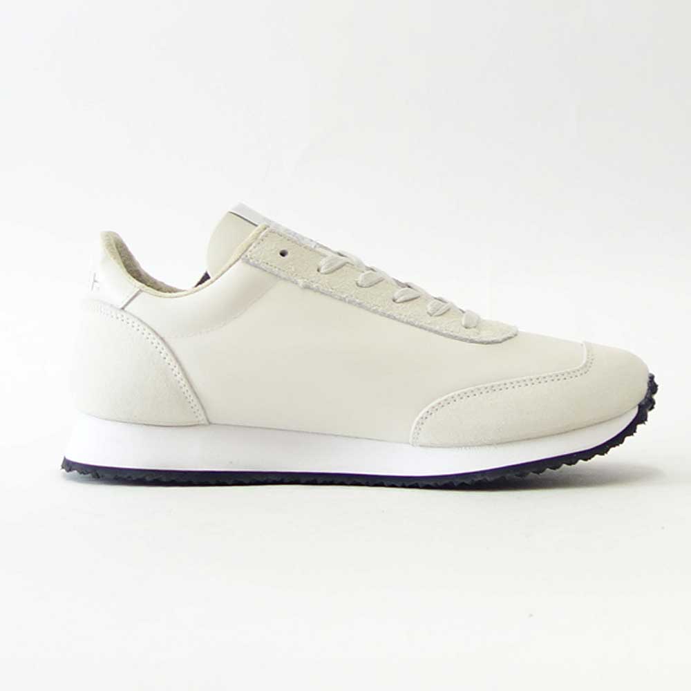 WALSH ウォルシュ TOR 22419(ユニセックス) Tornado17 LEA カラー:オフホワイト(英国製) オールレザー 天然皮革のランニングスニーカー  「靴」