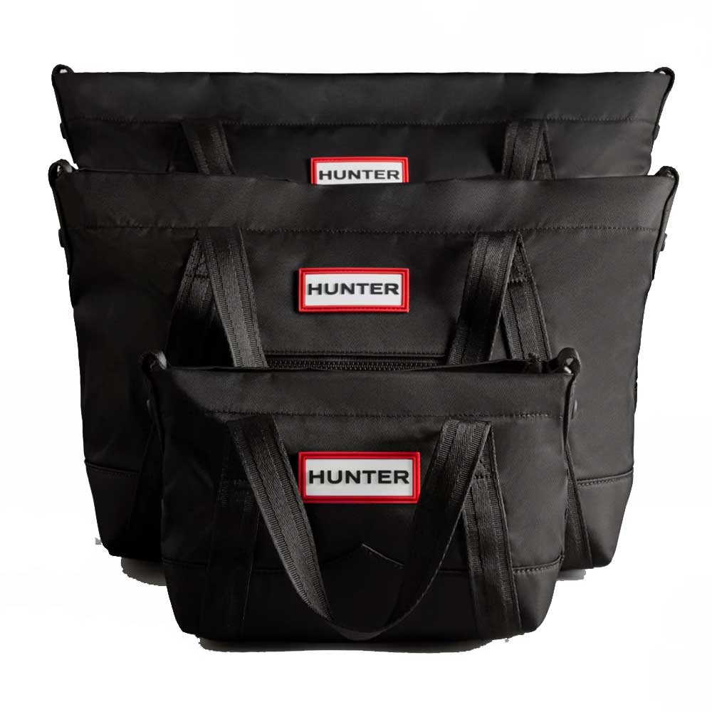 ハンター HUNTER UBS1201KBM ナイロン ミディアム トップ クリップ トート バッグ (カラー:ブラック) トートバッグ ショルダーバッグ