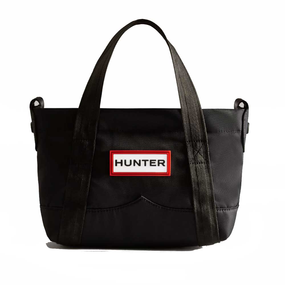 ハンター HUNTER UBS1203KBM ナイロン ミニ トップ クリップ トート バッグ (カラー:ブラック) トートバッグ ショルダーバッグ ハンドバッグ