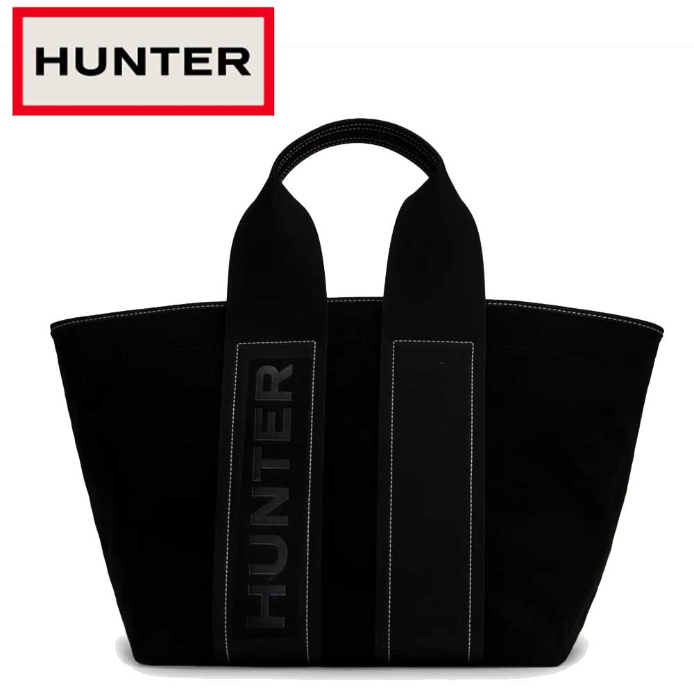 ハンター HUNTER UBS2303CAA リファインド スティッチ キャンバス トートバック (カラー:ブラック・ナチュラル) トートバッグ ショルダーバッグ ハンドバッグ