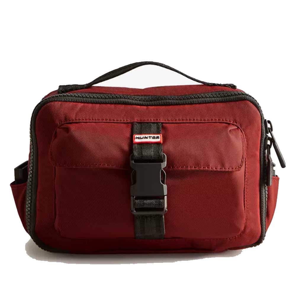 ハンター HUNTER UBX1211KBM ナイロン 3WAY トップ クリップ クロスボディ バッグ (カラー:Fall Red) メッセンジャー ショルダーバッグ クロスボディ バッグ