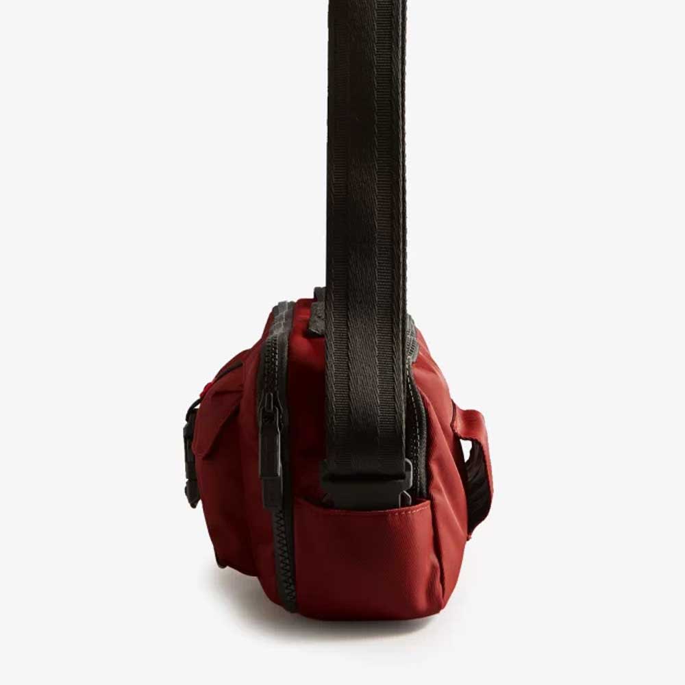 ハンター HUNTER UBX1211KBM ナイロン 3WAY トップ クリップ クロスボディ バッグ (カラー:Fall Red) メッセンジャー ショルダーバッグ クロスボディ バッグ