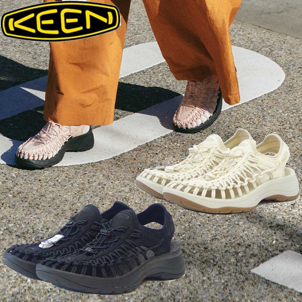 KEENキーンUNEEKASTORIA(ユニークアストリア)1027291(レディース)カラー:Birch/SilverBirchバックストラップスリッポンスニーカーサンダルオープンエアーキャンプフェススポーツレジャー旅行「靴」