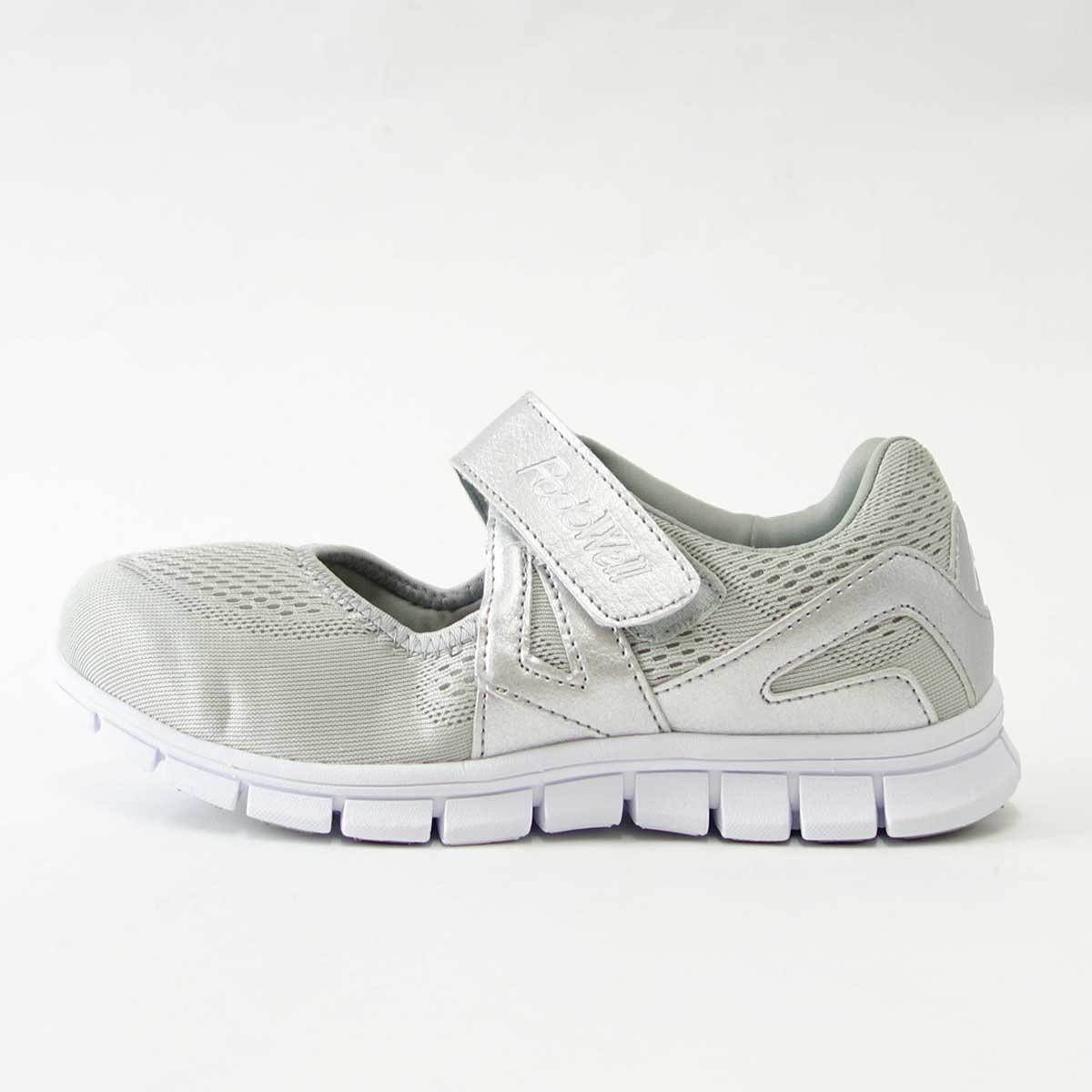 PodoWell ポドウエル VAUCLUSE(ボークリューズ) グレー(レディース) ゆったり幅広 リハビリ 介護シューズ 「靴」