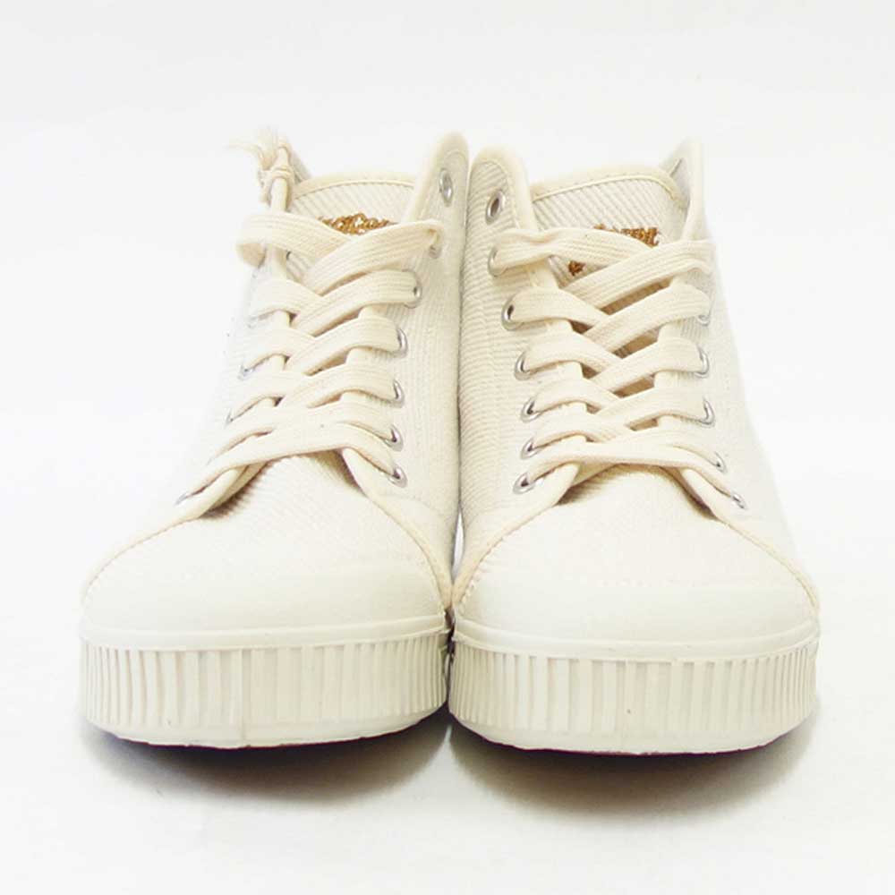 【SALE 50%OFF】 スプリングコート Spring Court VB2S-2HV(レディース)B2 HT V VULCA カラー:オフホワイト コットン ミッドカットスニーカー 「靴」