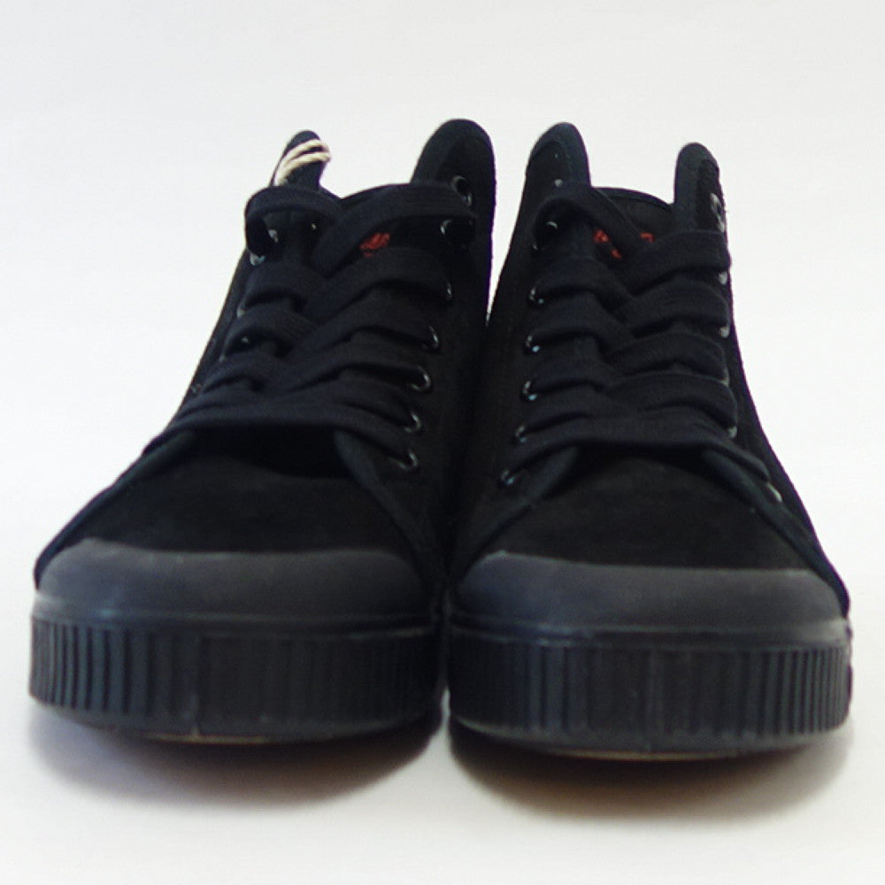 【SALE 50%OFF】 スプリングコート Spring Court VB2S-S2(レディース)B2 SUEDE VULCA カラー:ブラック/ブラック スエードレザー ハイカットスニーカー 「靴」