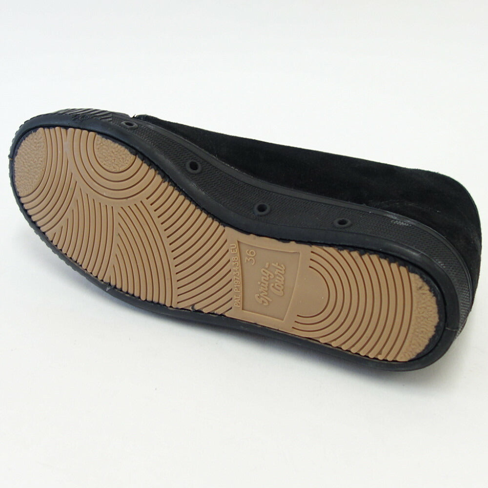 【SALE 50%OFF】 スプリングコート Spring Court VB2S-S2(レディース)B2 SUEDE VULCA カラー:ブラック/ブラック スエードレザー ハイカットスニーカー 「靴」