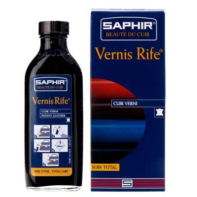 エナメル専用クリーナー&つや出し SAPHIR サフィール フランス製 ヴァーニスライフ エナメルローション+クロス付靴 シューズ