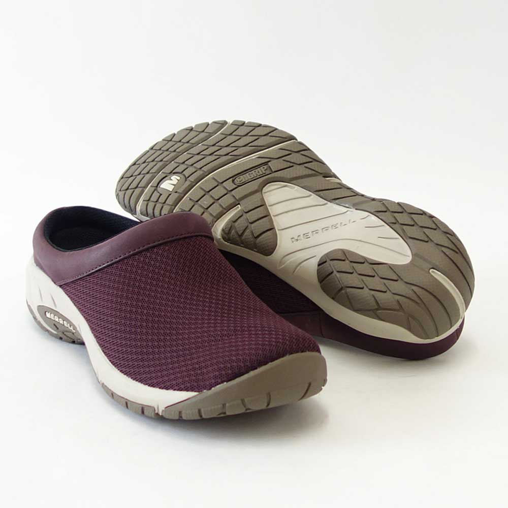 MERRELL メレル アンコールブリーズ4 Encore Breeze 4(レディース) 005520 バーガンディ ミュール スリッポン 「靴」