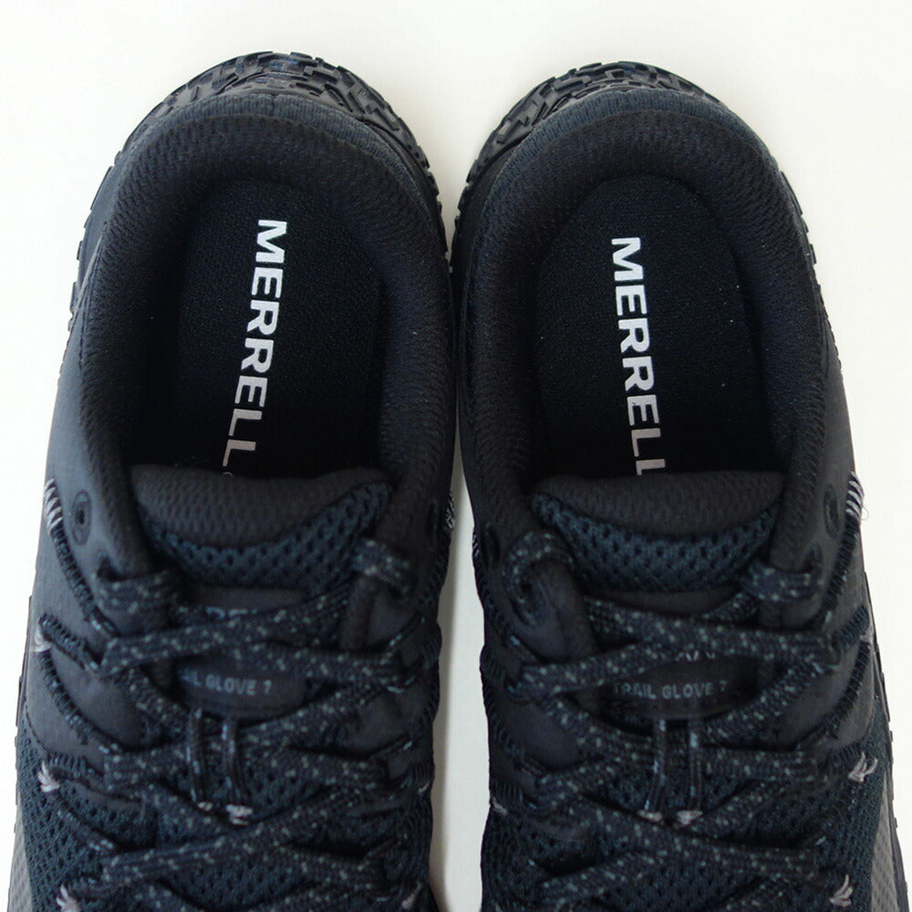 MERRELLメレルトレイルグローブ7TRAILGLOVE7(レディース)w037336ブラックベアフットシューズローカットハイキングモデル「靴」
