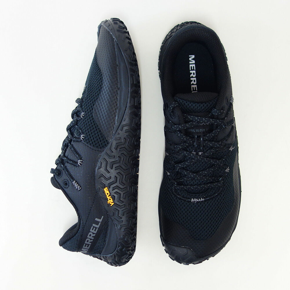 MERRELLメレルトレイルグローブ7TRAILGLOVE7(メンズ)m037151ブラックベアフットシューズローカットハイキングモデル「靴」