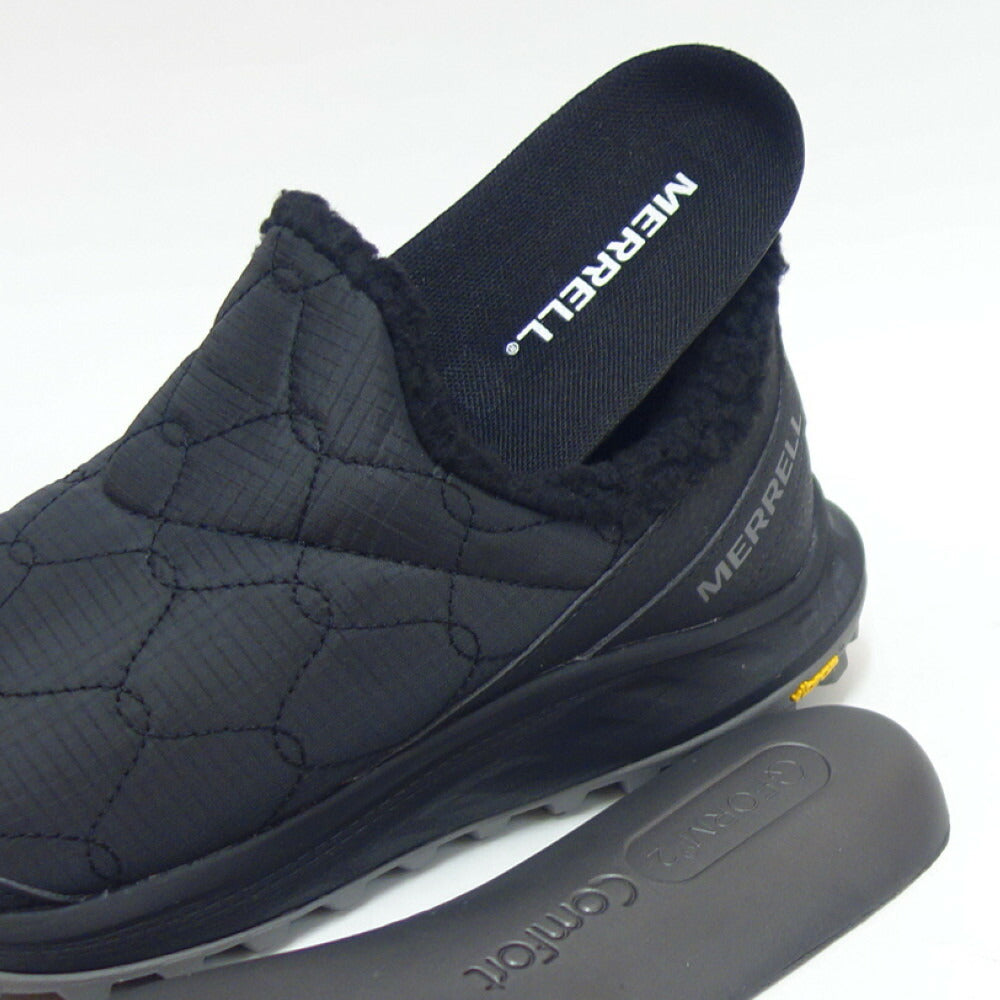 MERRELLメレルアントラ3サーモモック(レディース)w067780ブラックウォーキング高機能ビブラムソール新感覚コンフォートスニーカー「靴」