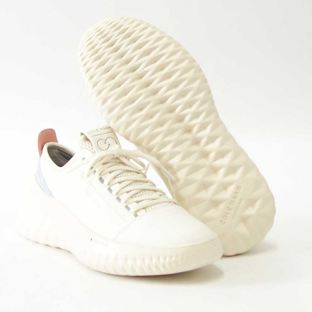 コールハーン COLE HAAN ゼログランドアースライト スニーカー w23066 BIRCH (レディース) 人工皮革 ローカット スニーカー ウォーキング メッシュ レースアップ 軽量「靴」