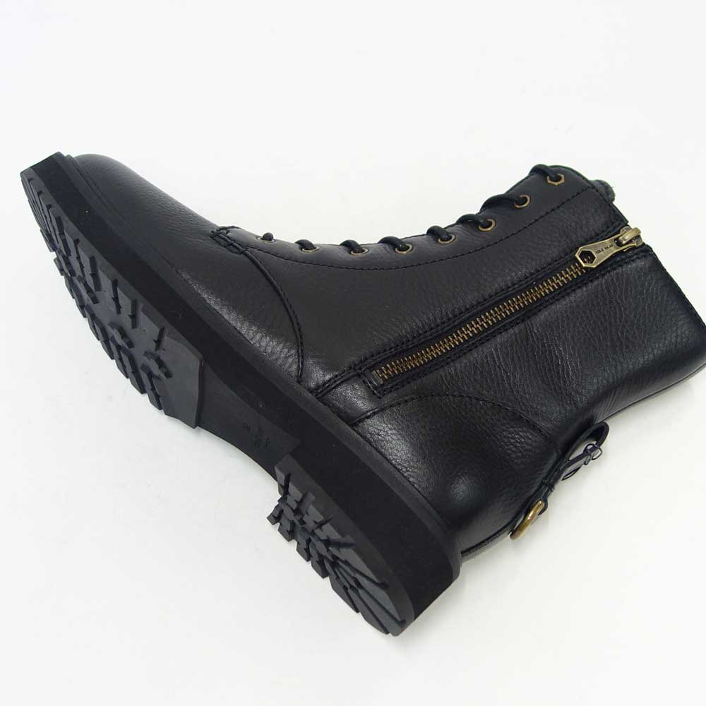 コールハーン COLE HAAN グリニッジ レースアップ ブーティー ブラック W26376 (レディース) 天然皮革 ウォータープルーフ ショート レースアップ ブーツ  「靴」