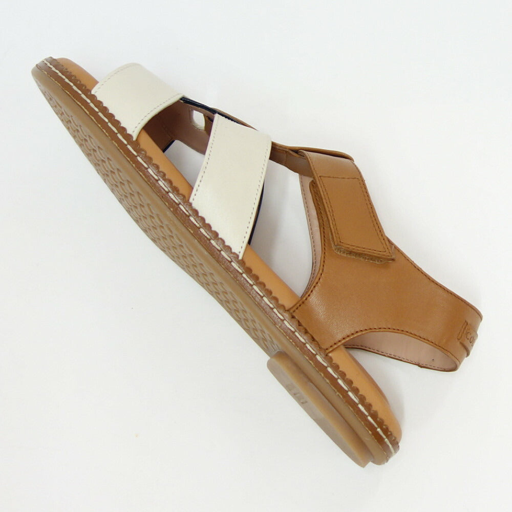 コールハーン COLE HAAN クラウドフィール フィッシャーマンサンダル W26874 ブラウン/ブラック/アイボリー (レディース) 天然皮革 サンダル 「靴」