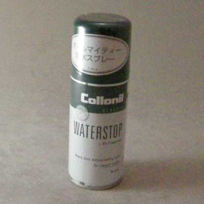 コロニル Collonil ウォーターストップ 100 フッ素配合のオールマイティ防水スプレー (ドイツ製)容量100ml 持ち運びに便利なコンパクトタイプ ウール ナイロン ゴアテックス 合皮 ダウン ウェア バッグ 通気性 革 本革 レザー 撥水スプレー