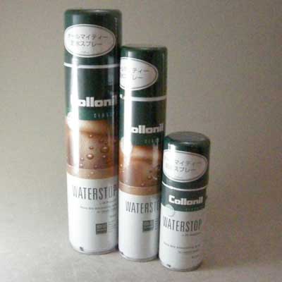 コロニル Collonil ウォーターストップ 100 フッ素配合のオールマイティ防水スプレー (ドイツ製)容量100ml 持ち運びに便利なコンパクトタイプ ウール ナイロン ゴアテックス 合皮 ダウン ウェア バッグ 通気性 革 本革 レザー 撥水スプレー