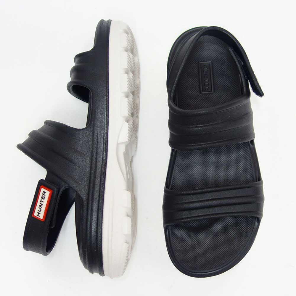 ハンター HUNTER BLOOM ALGAE FOAM SANDAL(レディース) wfd4036evabwt (カラー:ブラック ) コンフォートサンダル EVA ラバーソール ビーチ リゾート 室内履き キャンプシューズ「靴」