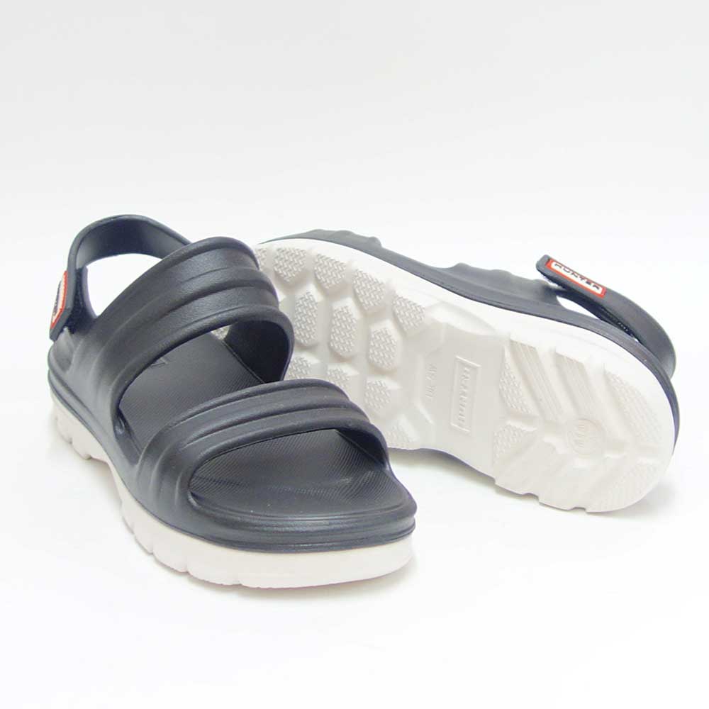 ハンター HUNTER BLOOM ALGAE FOAM SANDAL(レディース) wfd4036evabwt (カラー:ブラック ) コンフォートサンダル EVA ラバーソール ビーチ リゾート 室内履き キャンプシューズ「靴」