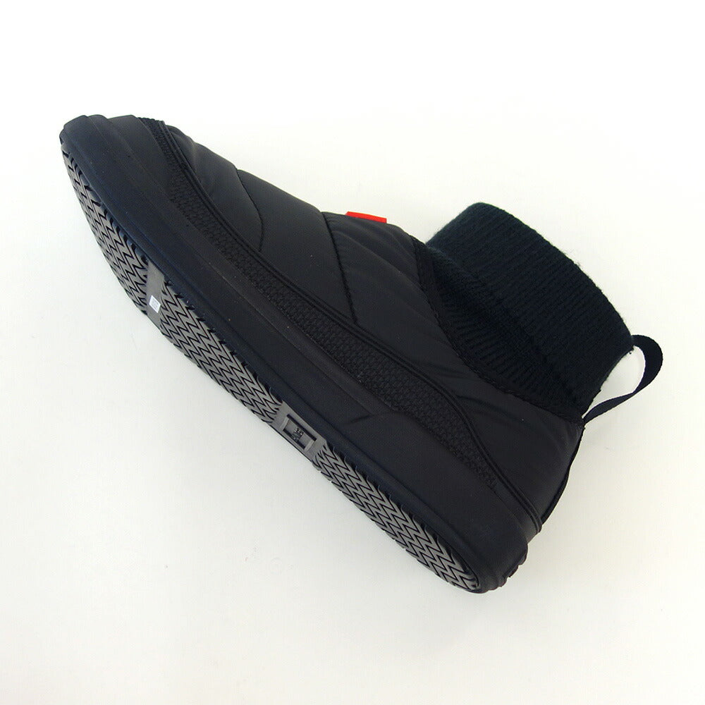 ハンターHUNTERWFS2265RENBLK(レディース)レディースイン/アウトニッティドカフブーツ:ブラックスリッポンブーツラバーソールアンクル「靴」