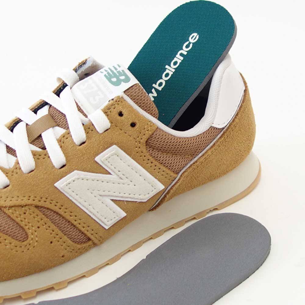 newbalanceニューバランスWL373GG2キャメル(レディース)スニーカーランニングシューズウォーキングライフスタイルスエードメッシュ「靴」