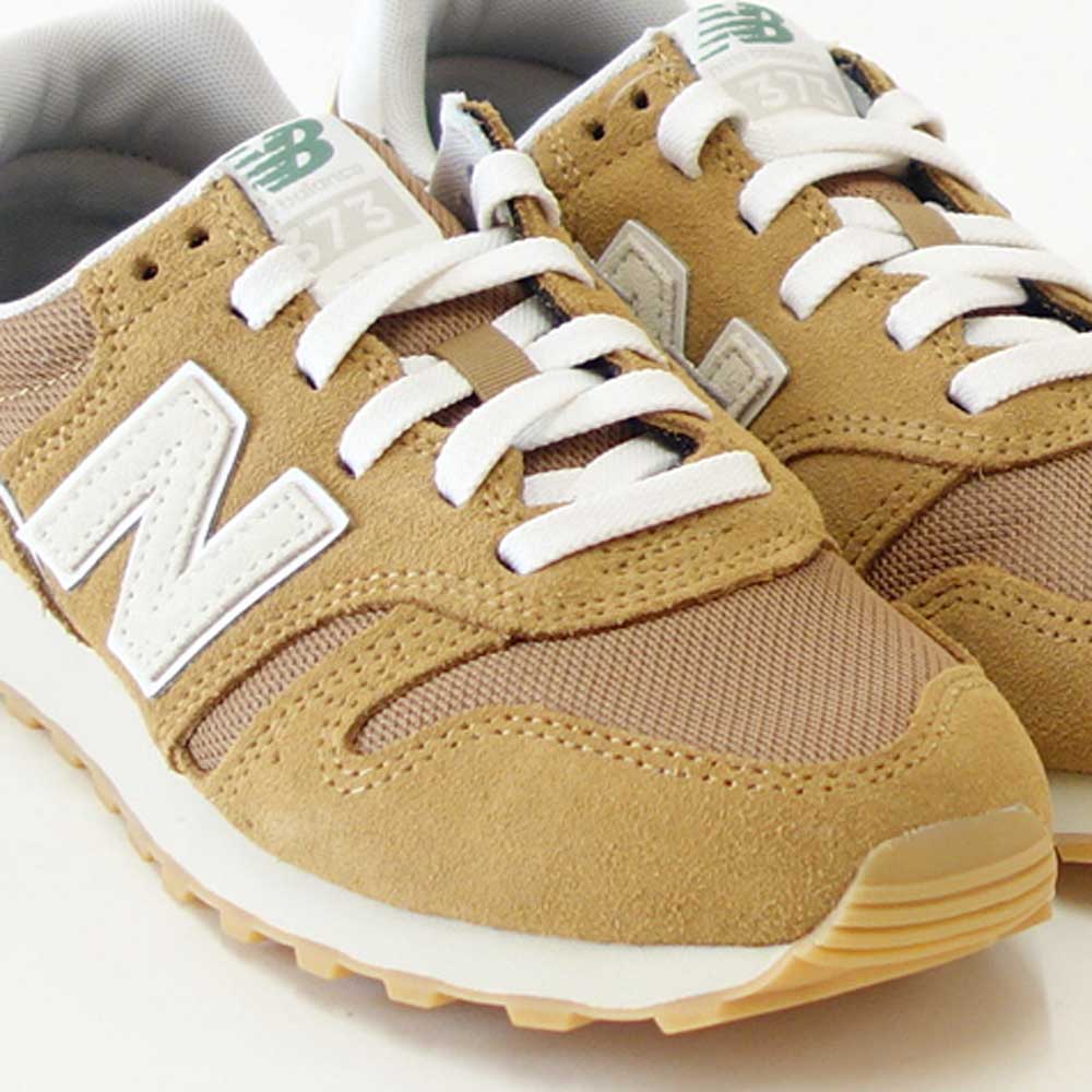 newbalanceニューバランスWL373GG2キャメル(レディース)スニーカーランニングシューズウォーキングライフスタイルスエードメッシュ「靴」