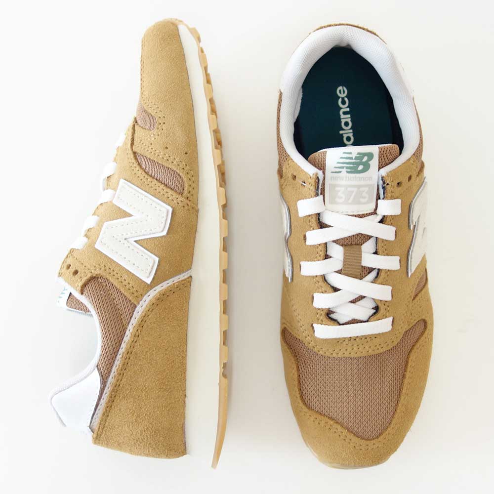 newbalanceニューバランスWL373GG2キャメル(レディース)スニーカーランニングシューズウォーキングライフスタイルスエードメッシュ「靴」