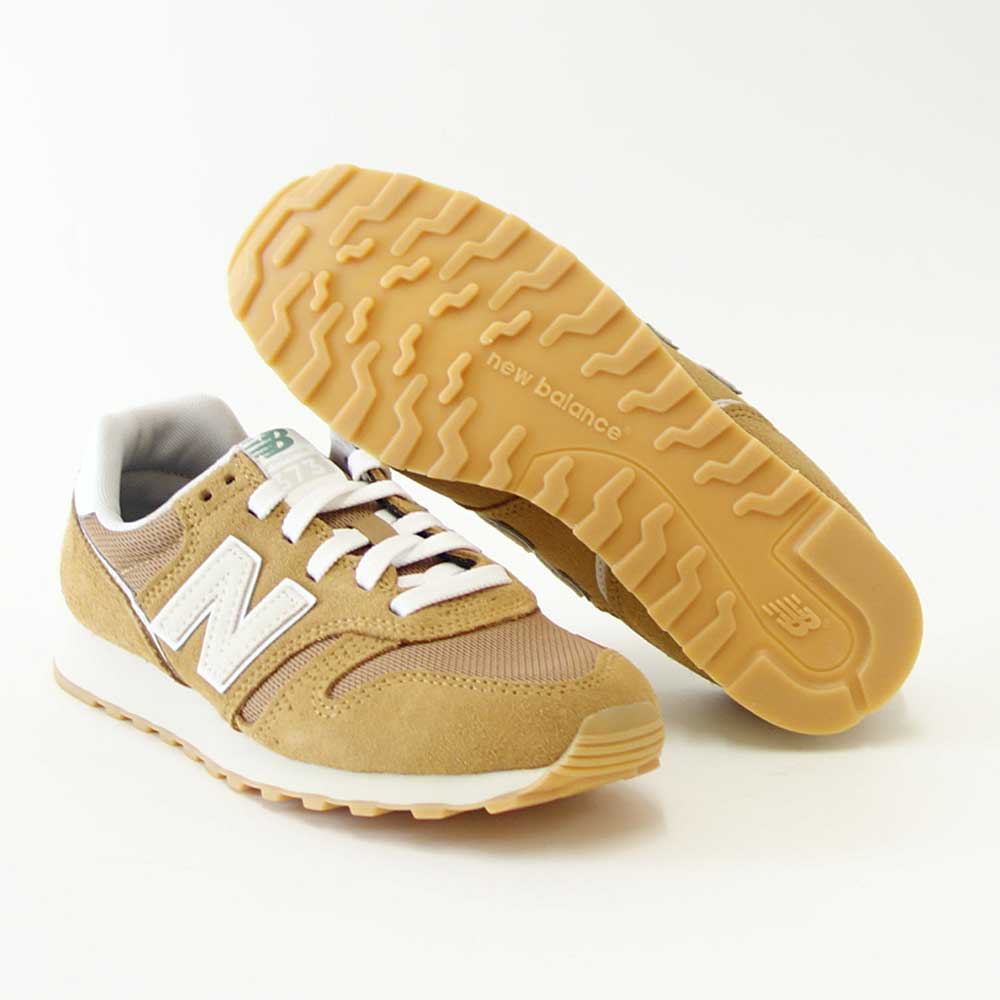 newbalanceニューバランスWL373GG2キャメル(レディース)スニーカーランニングシューズウォーキングライフスタイルスエードメッシュ「靴」