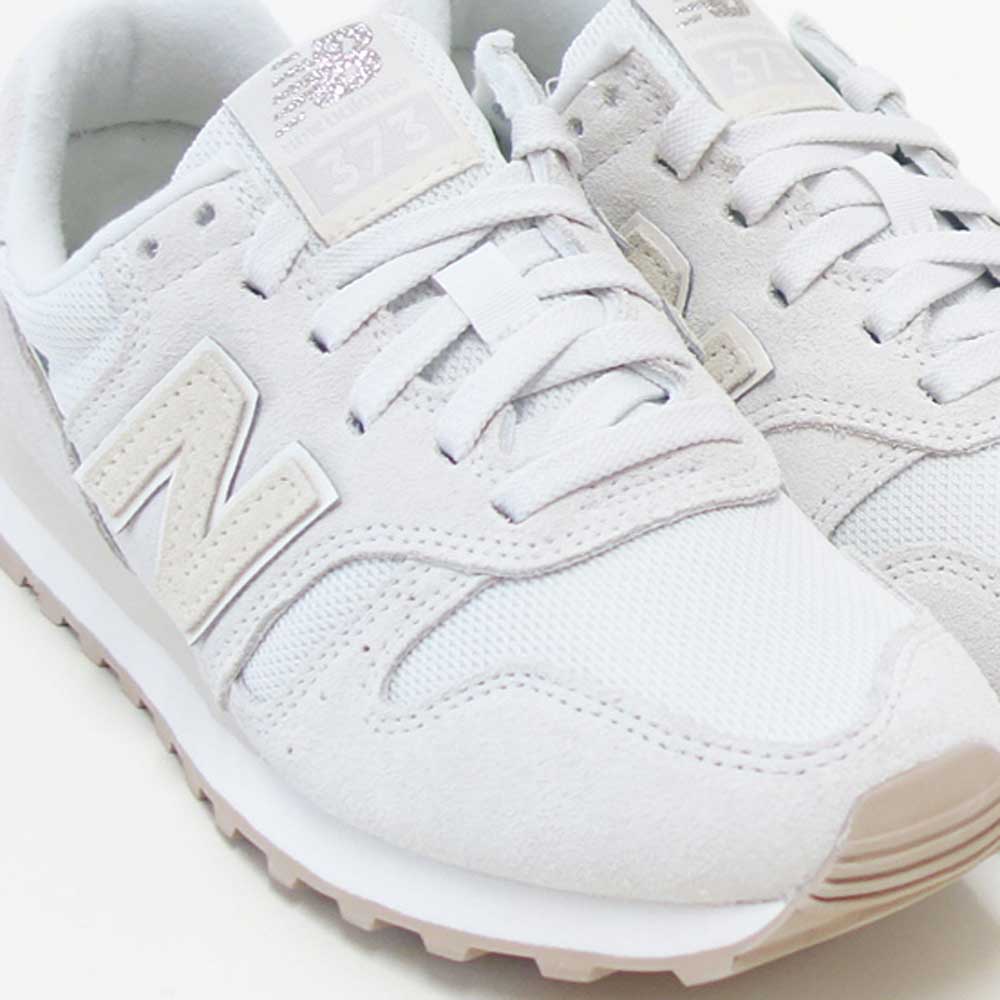 newbalanceニューバランスWL373SJ2オフホワイト(レディース)スニーカーランニングシューズウォーキングライフスタイルスエードメッシュ「靴」
