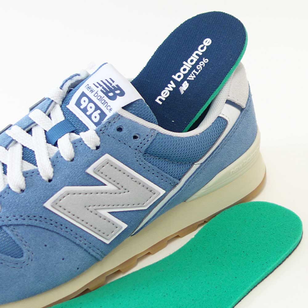 newbalanceニューバランスWL996SF2ブルー(レディース)スニーカーランニングシューズウォーキングライフスタイルスエードメッシュ「靴」