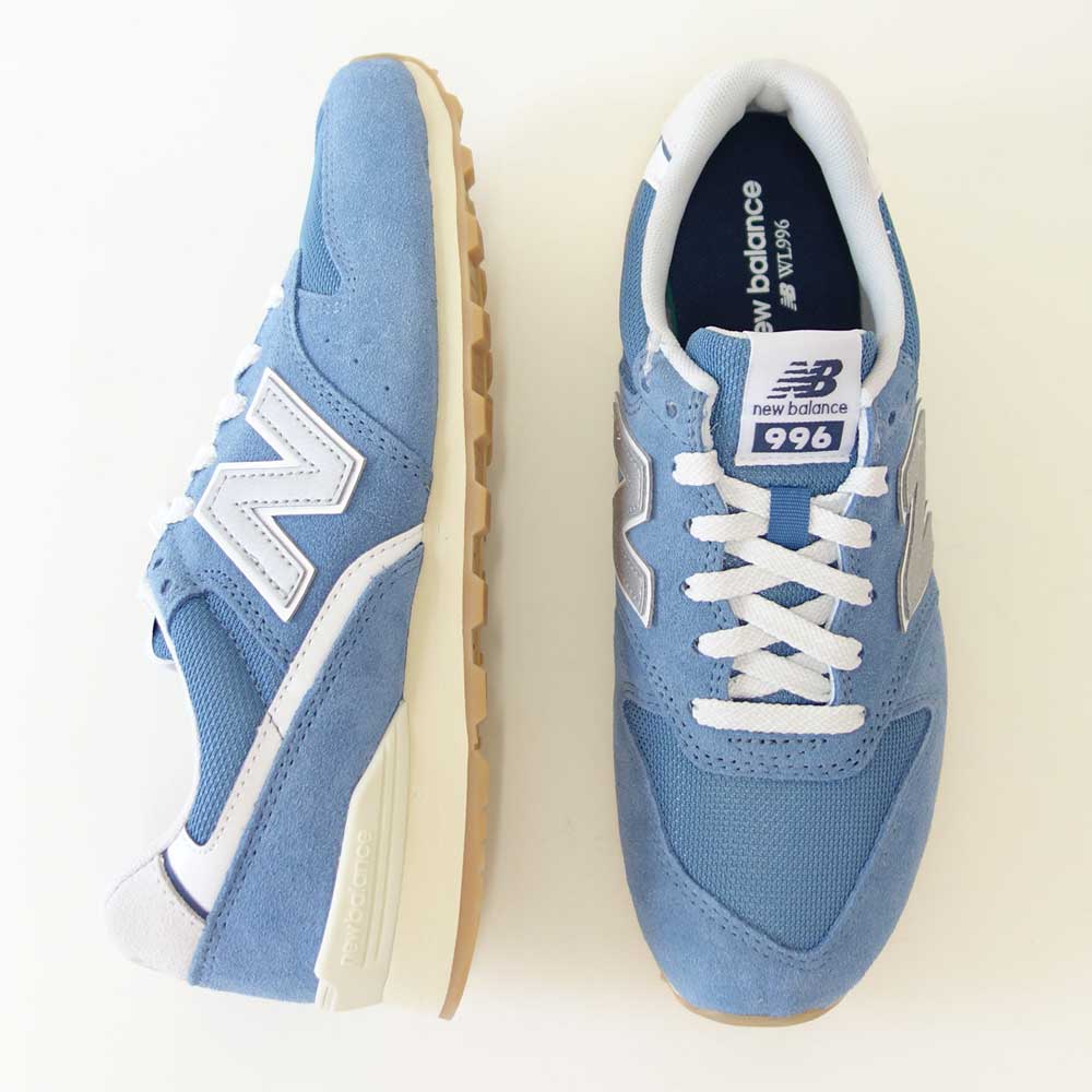 newbalanceニューバランスWL996SF2ブルー(レディース)スニーカーランニングシューズウォーキングライフスタイルスエードメッシュ「靴」