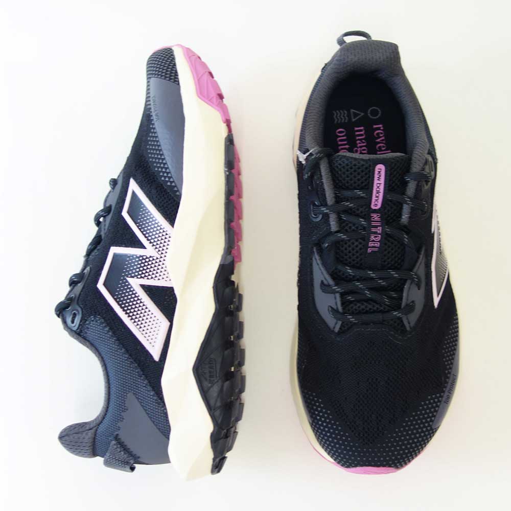 newbalanceニューバランスDynaSoftNitrel(ダイナソフトナイトレル)ブラック/ピンクwtntrlp6(レディース)2Eスニーカーアウトドアランニングシューズウォーキング「靴」