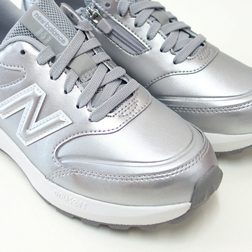 newbalanceニューバランスWW363SD9シルバー(レディース)2E幅ゆったりフィットのウォーキングシューズサイドファスナー付き「靴」