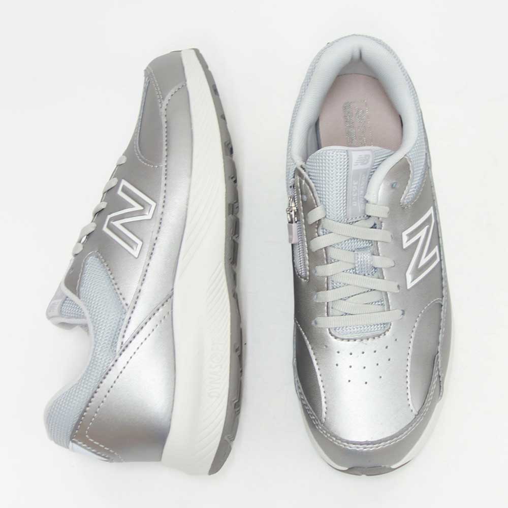 new balance ニューバランス WW363SI8 シルバー (レディース) 2E幅 ゆったりフィットのウォーキングシューズ サイドファスナー付き「靴」