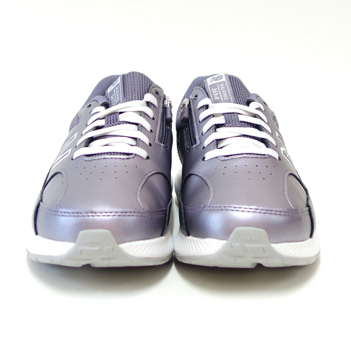 newbalanceニューバランスWW363SI8パープルメタリック(レディース)2E幅ゆったりフィットのウォーキングシューズサイドファスナー付き「靴」