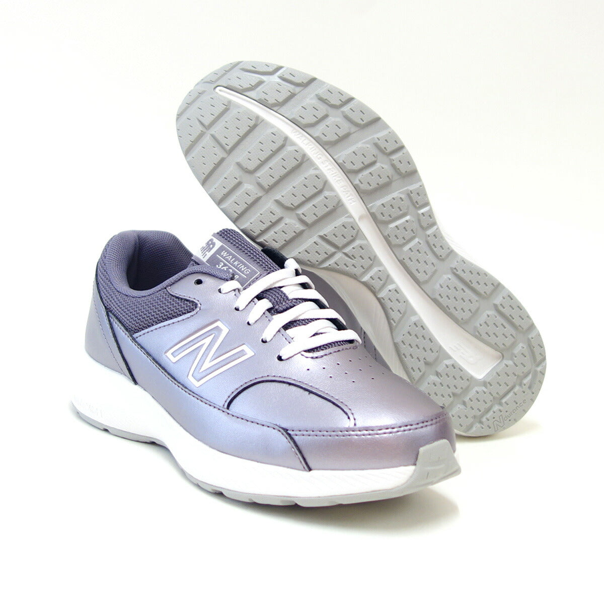 newbalanceニューバランスWW363SI8パープルメタリック(レディース)2E幅ゆったりフィットのウォーキングシューズサイドファスナー付き「靴」