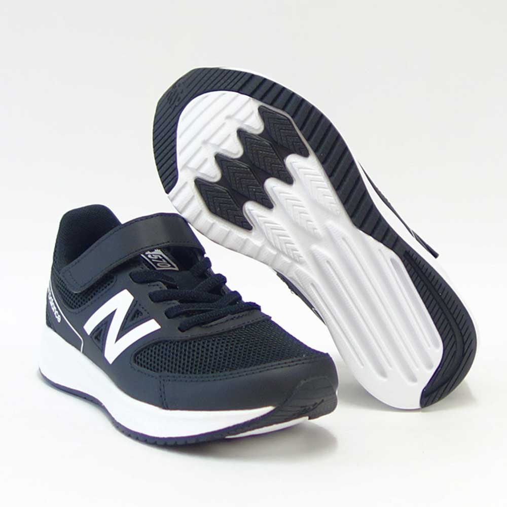 ニューバランス new balance YT570BW3 ブラック キッズ スニーカー 通学 普段履き 軽量「靴」