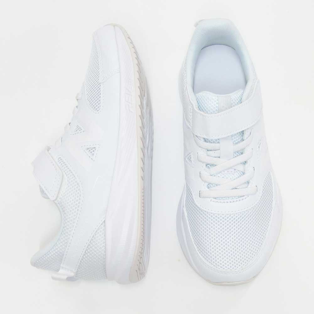 ニューバランス new balance YT570LW3 ホワイト キッズ スニーカー 通学 普段履き 軽量「靴」