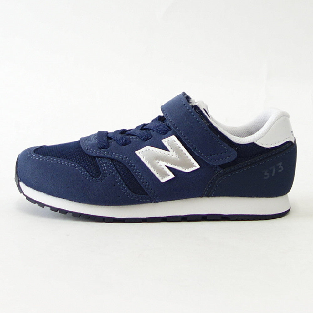 ニューバランス new balance YV373KN2 ネイビー(キッズ スニーカー) マジックテープ スニーカー ジュニア「靴」